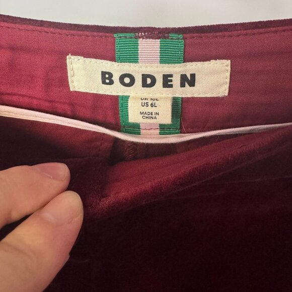 Boden Kew Velvet Pants - Picture 7 of 11